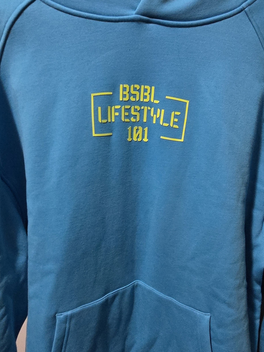 BSBL Lifestyle 101 Men's Crewneck Sweater in Teal Blue